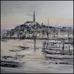 Archiv | Rovinj Acryl auf Aluminium 50x60 cm 2018